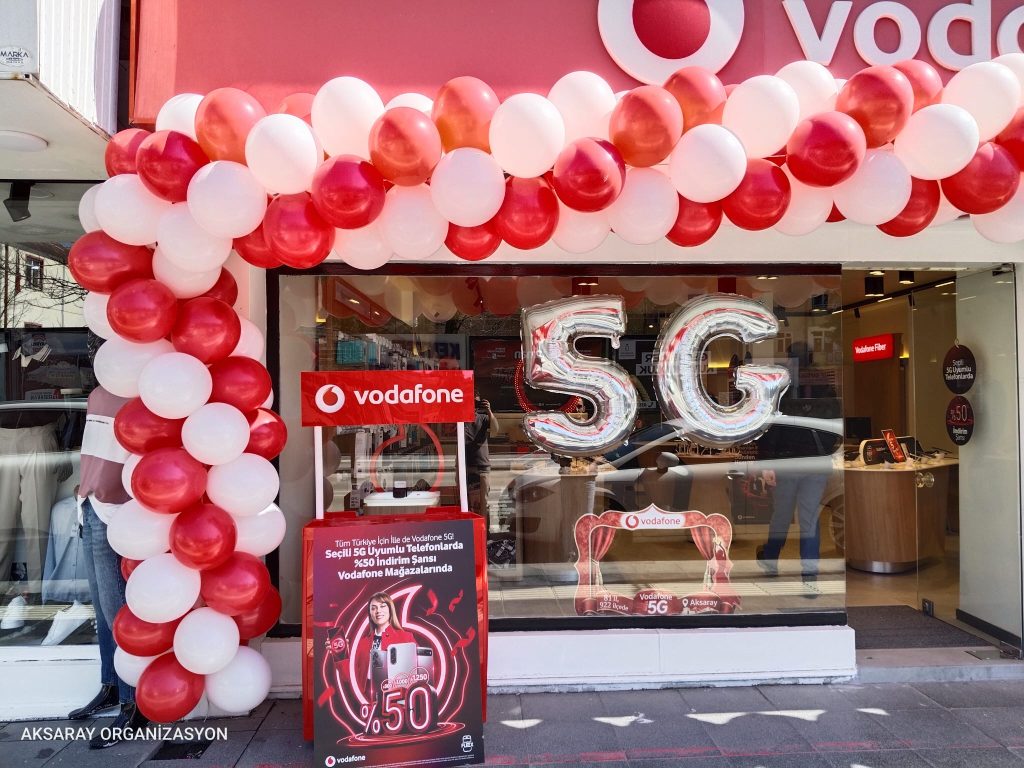5G vodafone da balon susleme