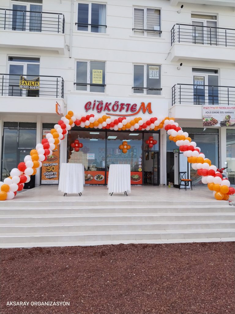 cigkoftem acilis organizasyonu