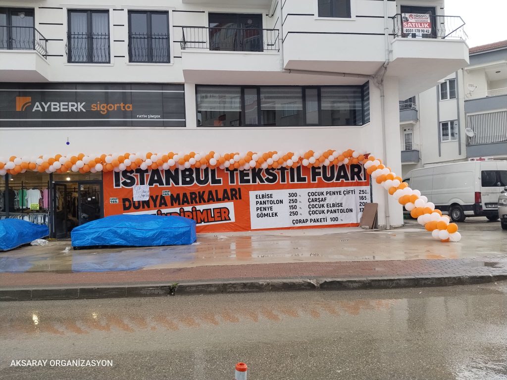 istanbul tekstil fuari acilis balonu