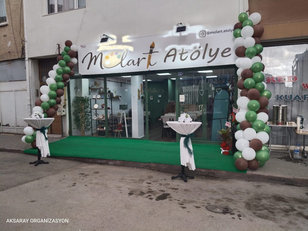 molart atolye acilis balonu