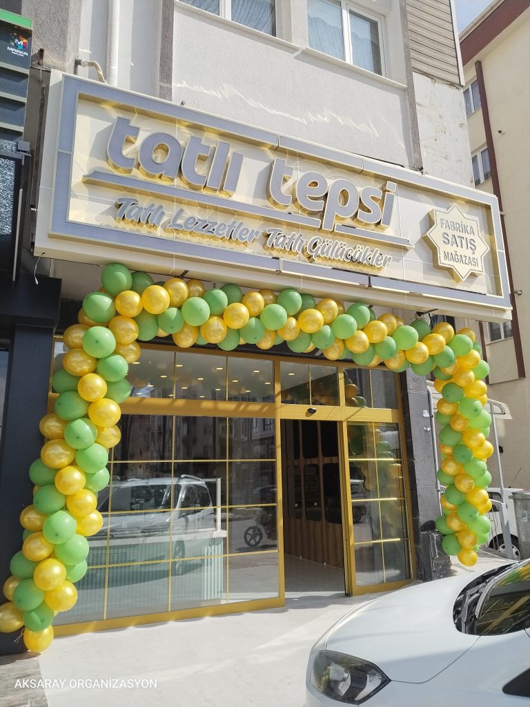 tatli tepsi seyh hamit sube acilis balonu